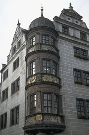 Erker des Rathauses Torgau