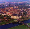 Torgau aus der Luft